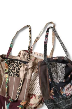 Online Kapital Patchwork NOVEL Tote Bag in 4 Color Choices