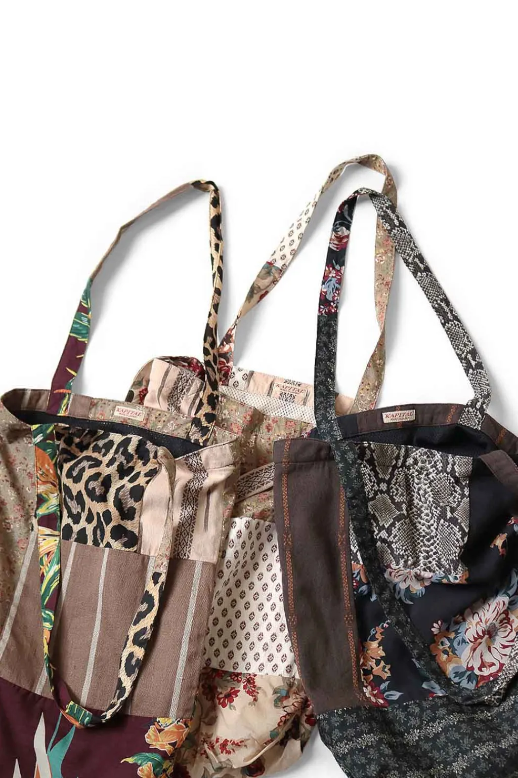 Outlet Kapital Patchwork NOVEL Tote Bag in 4 Color Choices