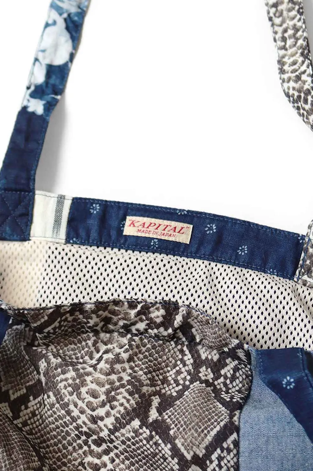 Outlet Kapital Patchwork NOVEL Tote Bag in 4 Color Choices