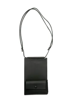 Best MARROW LEATHER Phone Pouch with Pocket - Myrtle Green
