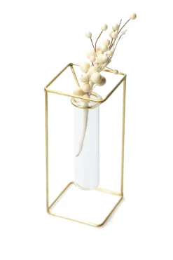 Online West Village Tokyo PIKE STAND BRASS VASE - SQUARE