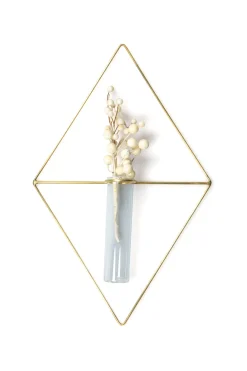 Outlet West Village Tokyo PIKE WALL BRASS VASE - DIAMOND