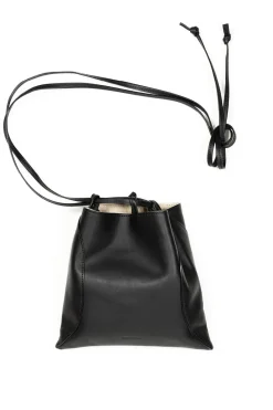 Fashion MARROW LEATHER Pillow - Black