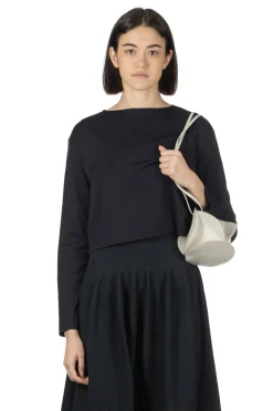 Online AURALEE Pima Cotton Jersey Boat Neck Pullover