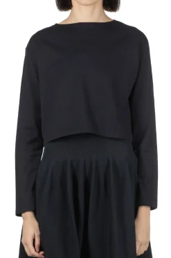 Online AURALEE Pima Cotton Jersey Boat Neck Pullover