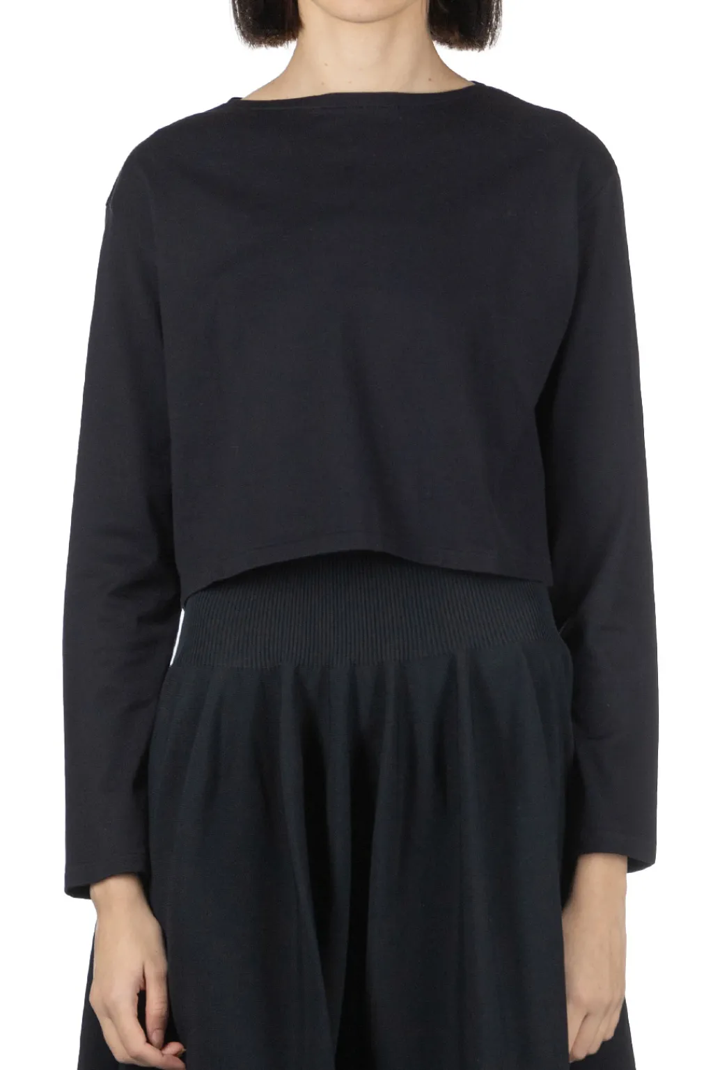 Online AURALEE Pima Cotton Jersey Boat Neck Pullover