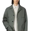 Sale LEMAIRE 4 Pocket Overshirt - Ash Grey