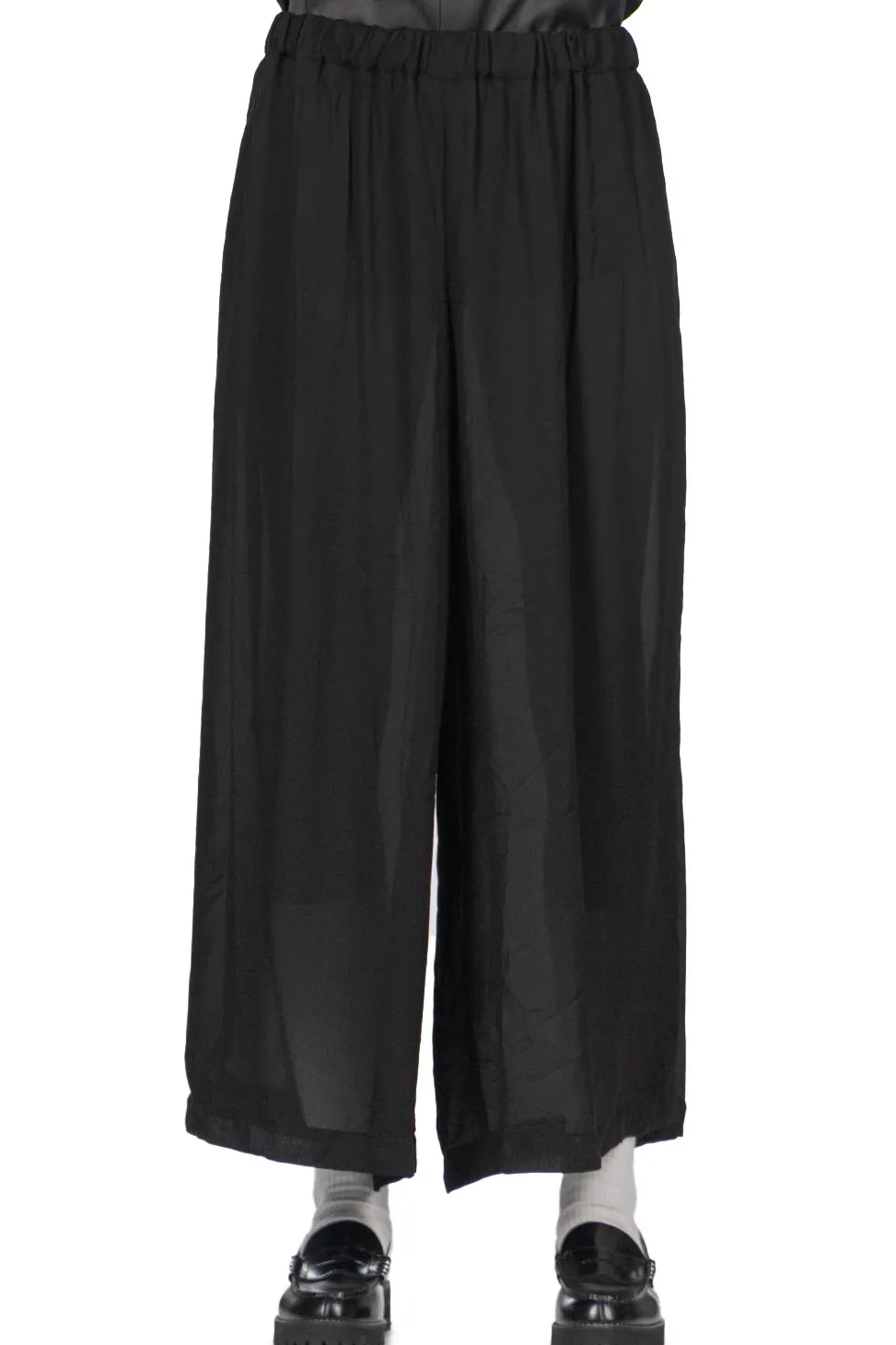 Sale Comme Des Garcons Comme Des Garcons Polyester Georgette Thick Garment Washed Pants
