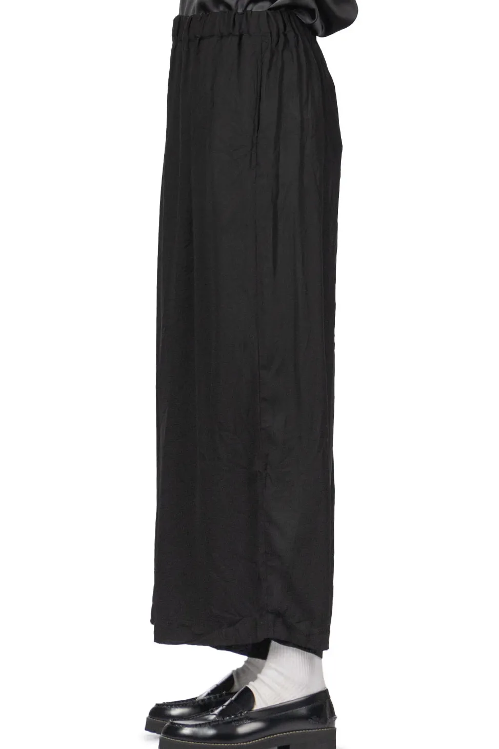 Sale Comme Des Garcons Comme Des Garcons Polyester Georgette Thick Garment Washed Pants