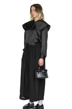 Sale Comme Des Garcons Comme Des Garcons Polyester Georgette Thick Garment Washed Pants