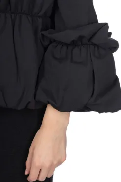 Sale Comme Des Garcons Comme Des Garcons Polyester pique LS TOP- Black