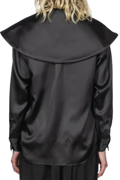 Fashion Comme Des Garcons Comme Des Garcons Polyester Satin Blouse