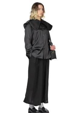Fashion Comme Des Garcons Comme Des Garcons Polyester Satin Blouse