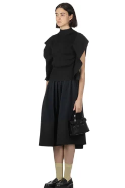 Fashion CFCL Portrait Crease Top - Black