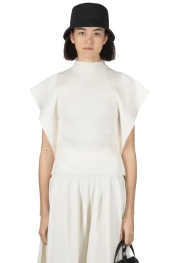 Sale CFCL Portrait Crease Top - White