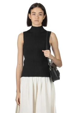Hot CFCL Portrait Sleeveless Top - Black