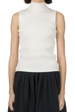 Outlet CFCL Portrait Sleeveless Top - White