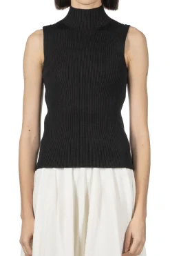 Hot CFCL Portrait Sleeveless Top - Black