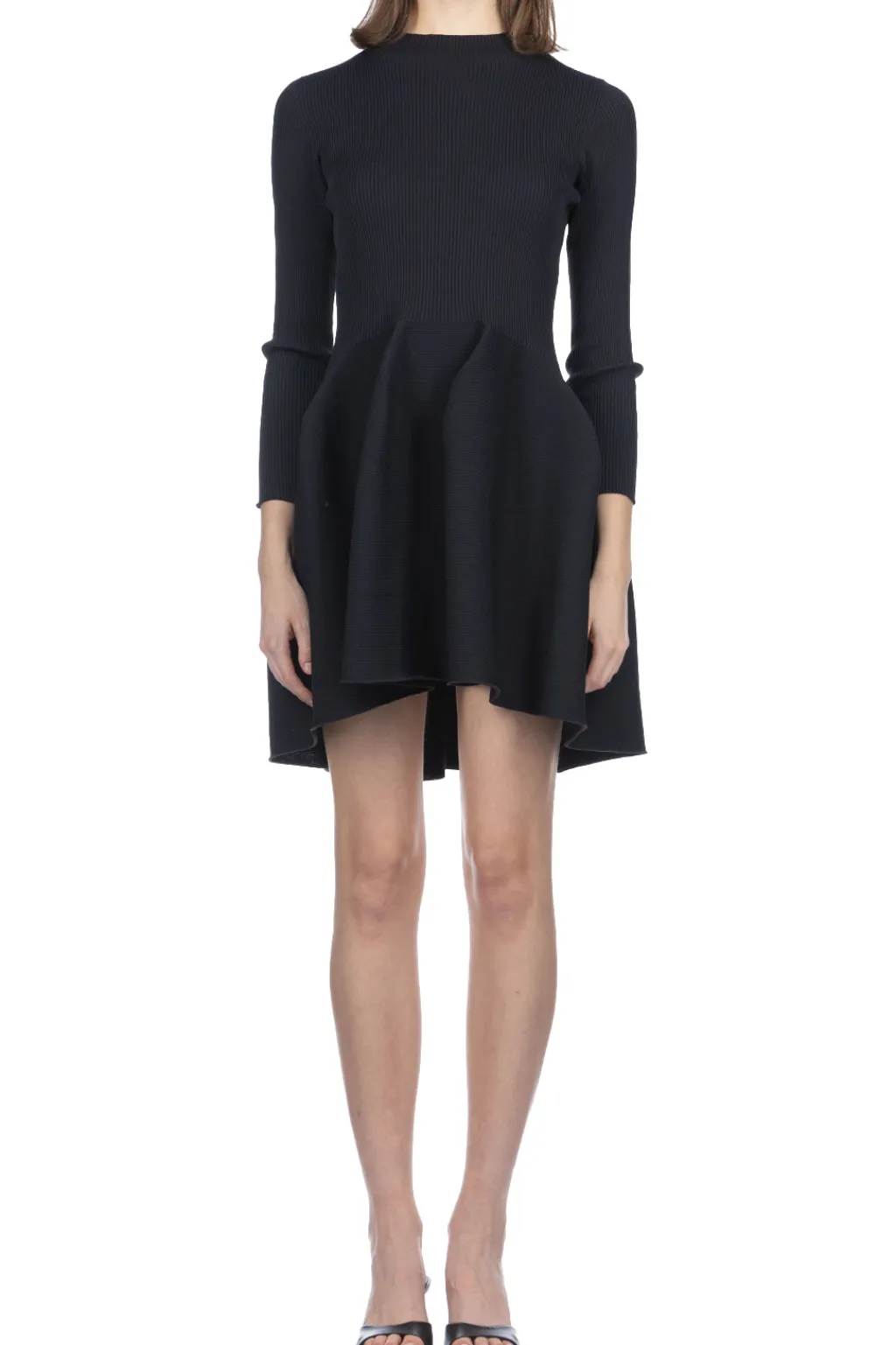 Best CFCL Pottery Long Sleeve Mini Dress - Black