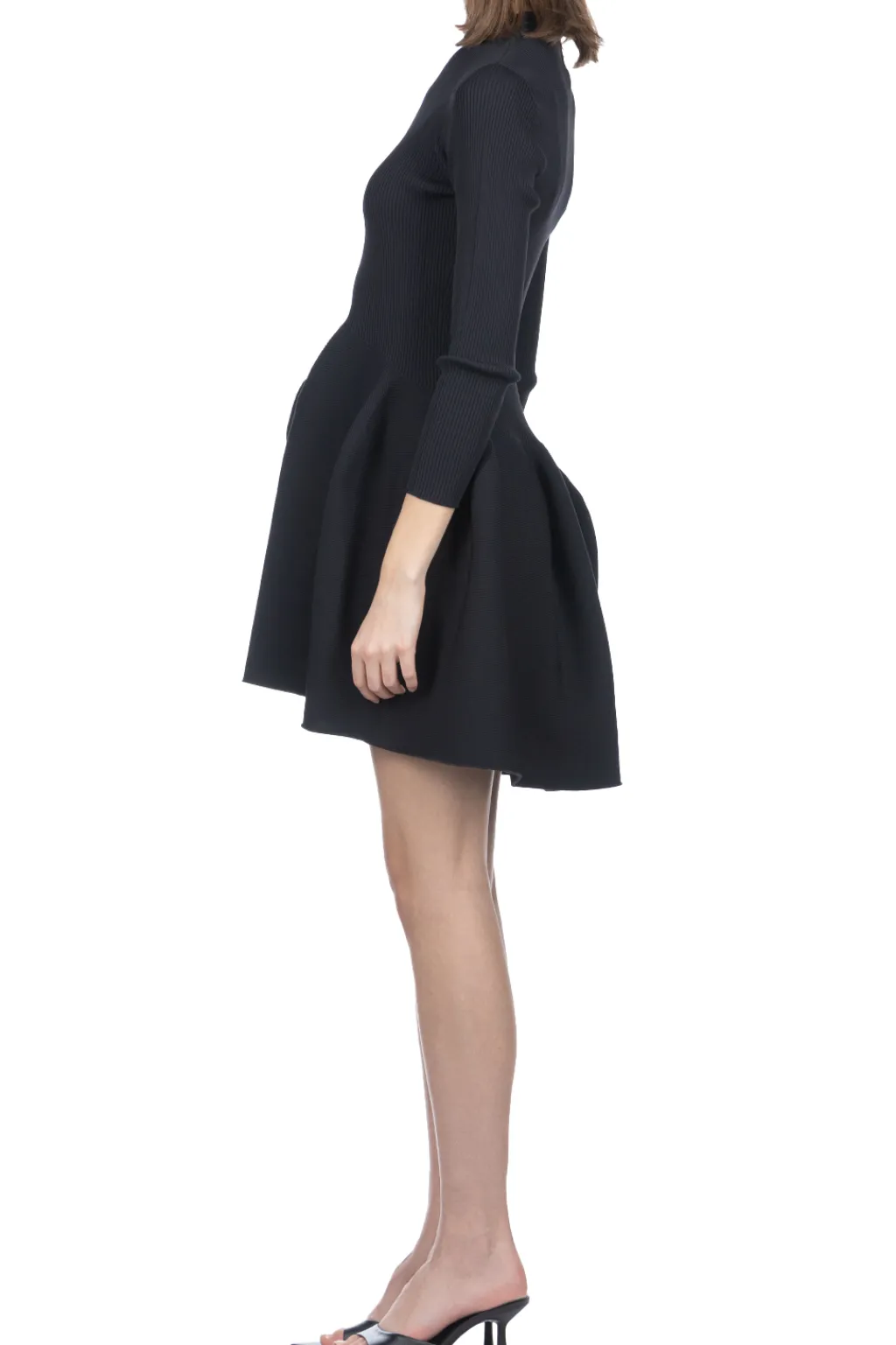 Best CFCL Pottery Long Sleeve Mini Dress - Black