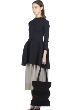 Best CFCL Pottery Long Sleeve Mini Dress - Black