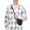 Fashion JW Anderson Printed Waffle Henley Top