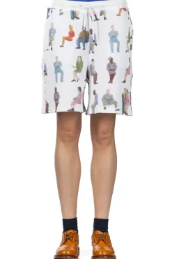 Fashion JW Anderson Printed Waffle Short