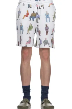 Outlet JW Anderson Printed Waffle Short