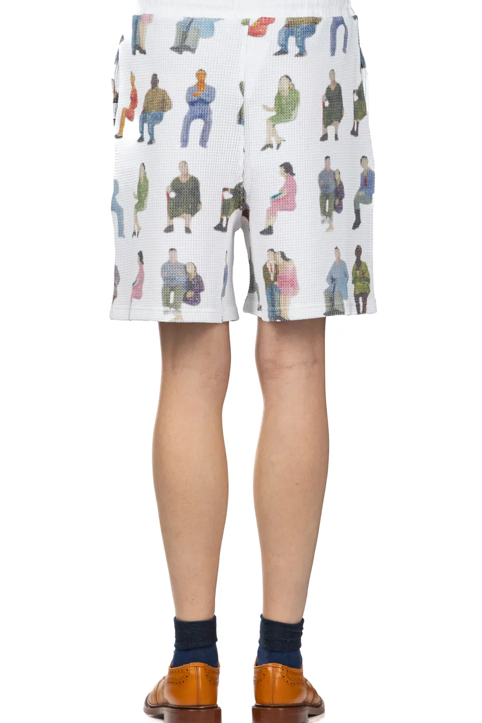 Fashion JW Anderson Printed Waffle Short