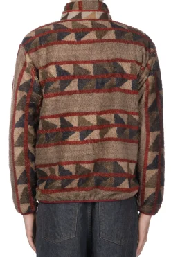 Online Kapital PUEBLO Stripe Fleece Zip Blouson