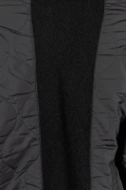 Hot SOFTHYPHEN Quilting Mix Mohair Cardigan - Black