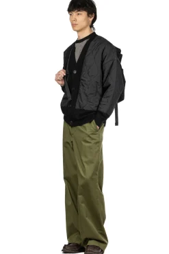 Hot SOFTHYPHEN Quilting Mix Mohair Cardigan - Black
