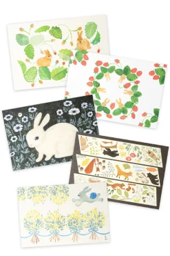 Online Mino Washi Rabbit Post Card - 5 choices