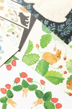 Online Mino Washi Rabbit Post Card - 5 choices