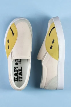 Fashion Kapital Rain Smile Slip On - Natural