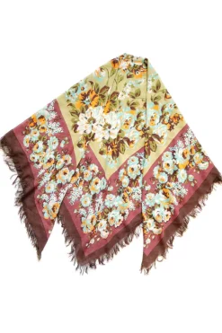 Sale Kapital Rayon Fringe Stole NADESHIKO Champetre - 3 Color Choices