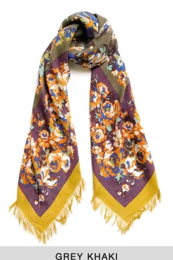 Sale Kapital Rayon Fringe Stole NADESHIKO Champetre - 3 Color Choices