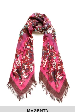 Sale Kapital Rayon Fringe Stole NADESHIKO Champetre - 3 Color Choices