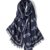 Sale Kapital Rayon Fringe Stole (PECOS Paisley) - 2 Colors