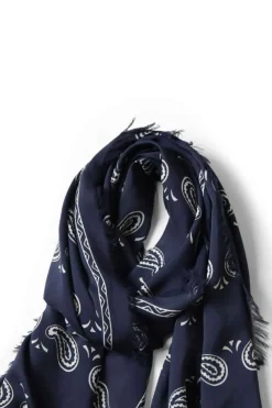 Sale Kapital Rayon Fringe Stole (PECOS Paisley) - 2 Colors