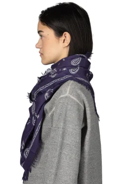 Sale Kapital Rayon Fringe Stole (PECOS Paisley) - 2 Colors
