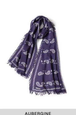 Best Kapital Rayon Fringe Stole (PECOS Paisley) - 2 Colors
