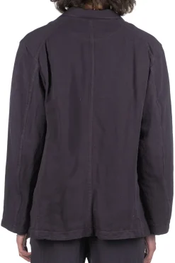 Sale SOE Ready to Wear Rayon Paper Jacket - Black Navy