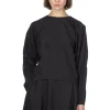 Outlet YLEVE Rayon-Poly Broad Blouse - Black