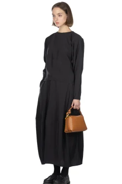 Outlet YLEVE Rayon-Poly Broad Blouse - Black