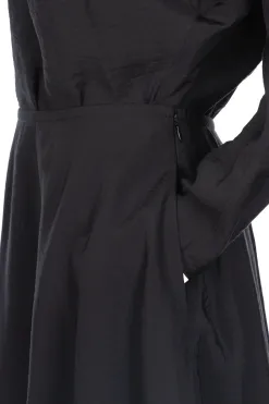 Discount YLEVE Rayon-Poly Broad Skirt - Black