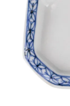 Clearance Motif Ceramic and Art Rectangle Small Plate -Cobra Twist