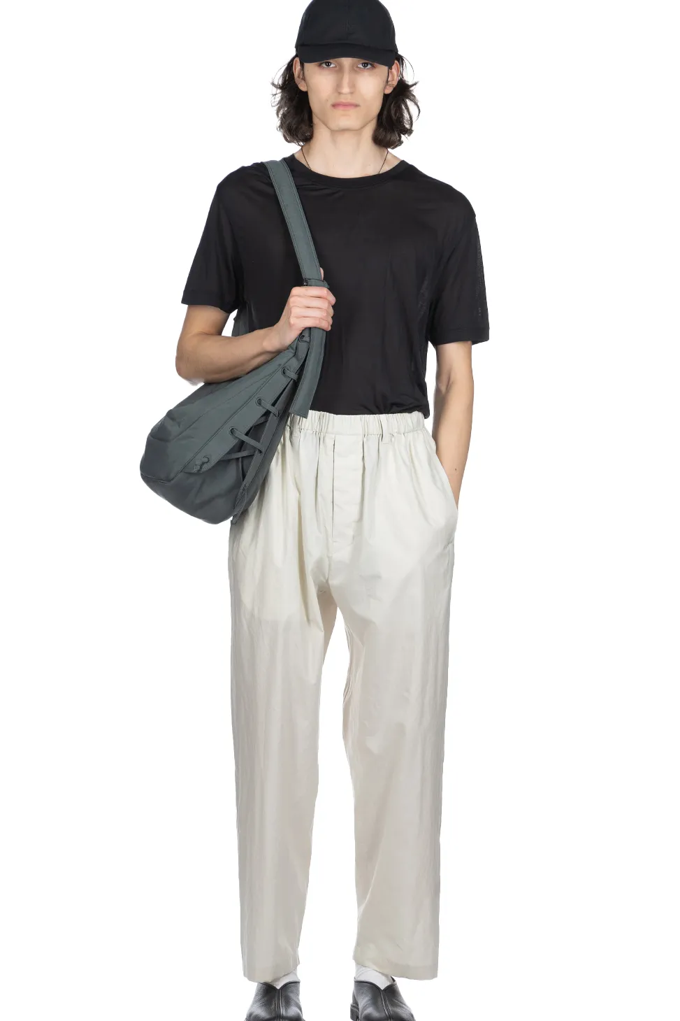Discount LEMAIRE Relaxed Pants - Pale Mastic