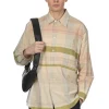 Hot LEMAIRE Relaxed Shirt - Beige Cream Light Blue