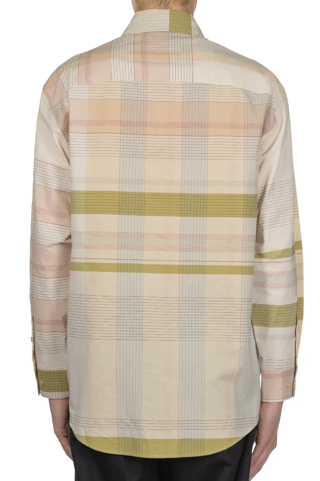 Hot LEMAIRE Relaxed Shirt - Beige Cream Light Blue